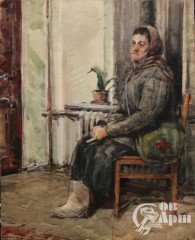 Акварель "Санитарка"